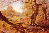 Famous Outskirts Paintings - Seasons In The Wood - Spring, The Outskirts Of Burham Wood